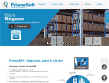 Tablet Screenshot of prismasoft.fr